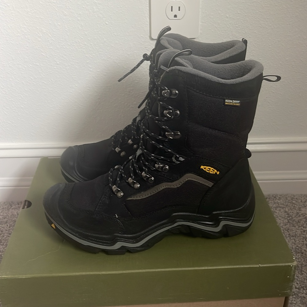 Keen Men’s Black Gargoyle Waterproof Boots US 8 - Picture 4 of 11